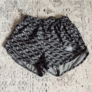 Nike Women's Black Patterned Shorts